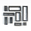 US Stock 45pcs Adapter Solder Type DIP IC Sockets 8,14,16,18,20,24,28,32,40 PIN