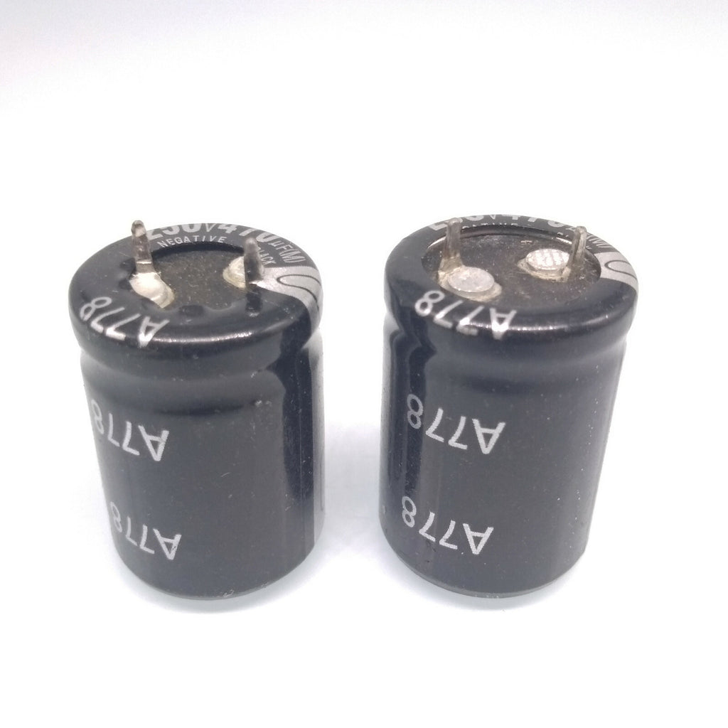 US Stock 2pcs Electrolytic Capacitors 470uF 470mfd 250V +105℃ Radial 22 x 31mm