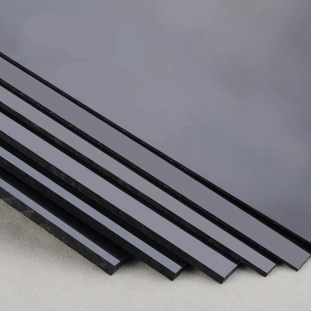 US Stock 1pc 4mm ±10% x 7.87" x 9.84" Black ABS Styrene Plastic Flat Sheet Plate