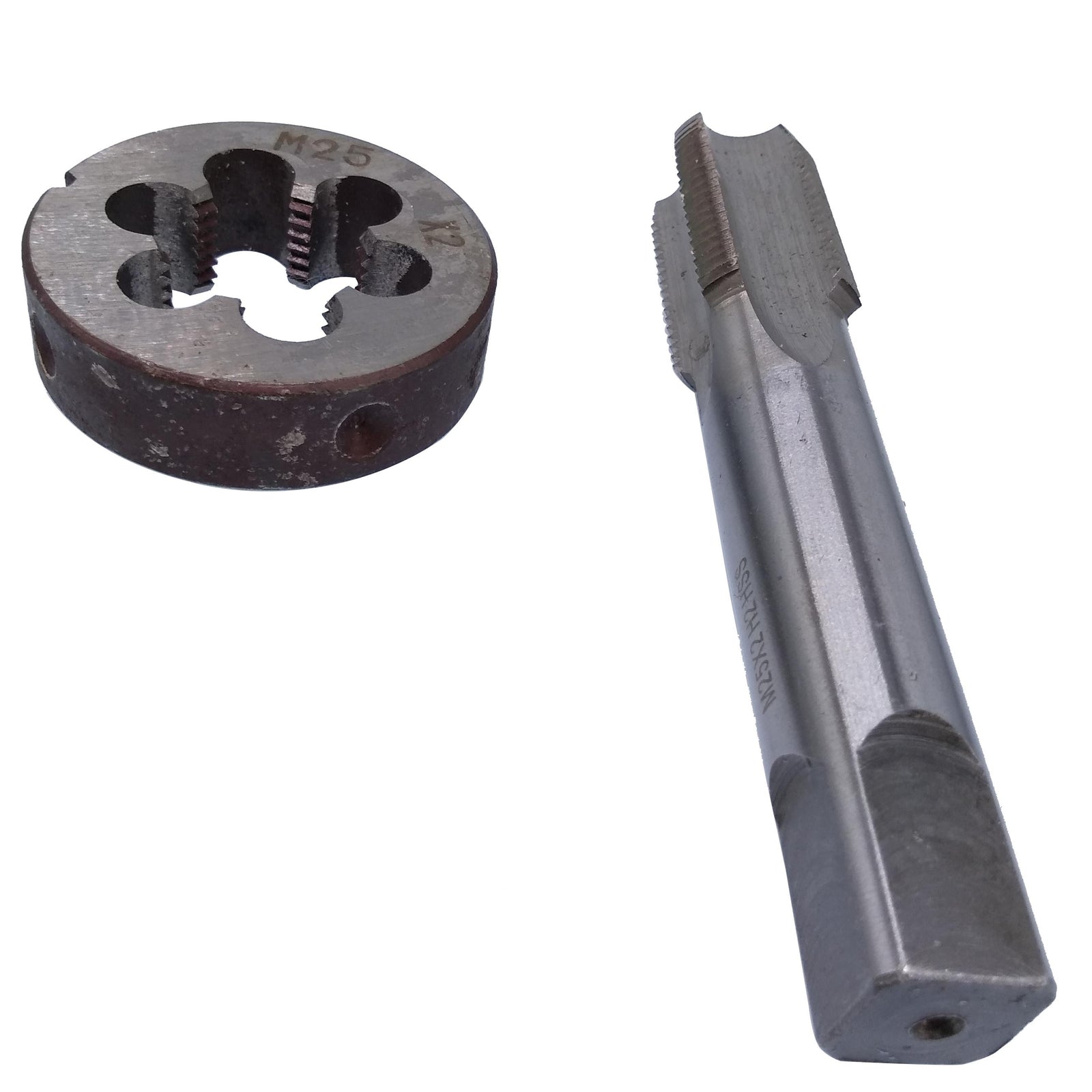 US Stock HSS M25 x 2mm Tap & M 25 x 2.0mm Die Metric Thread R ight Hand