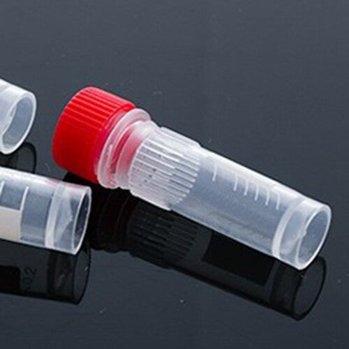 250pcs 1ml Red Plastic Vials Microcentrifuge Tubes Lab Screw Cap Tube