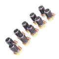 AU Stock 10 Units 50K B50K OHM Linear Taper Rotary Potentiometer POT Black Knob