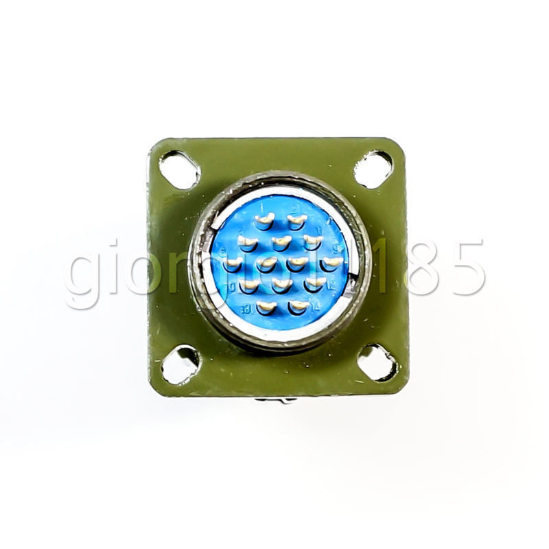 AU Stock  Military 14-Pin Twist Male Female Connector Plug Y2M-14TK/ZJ YP21-14