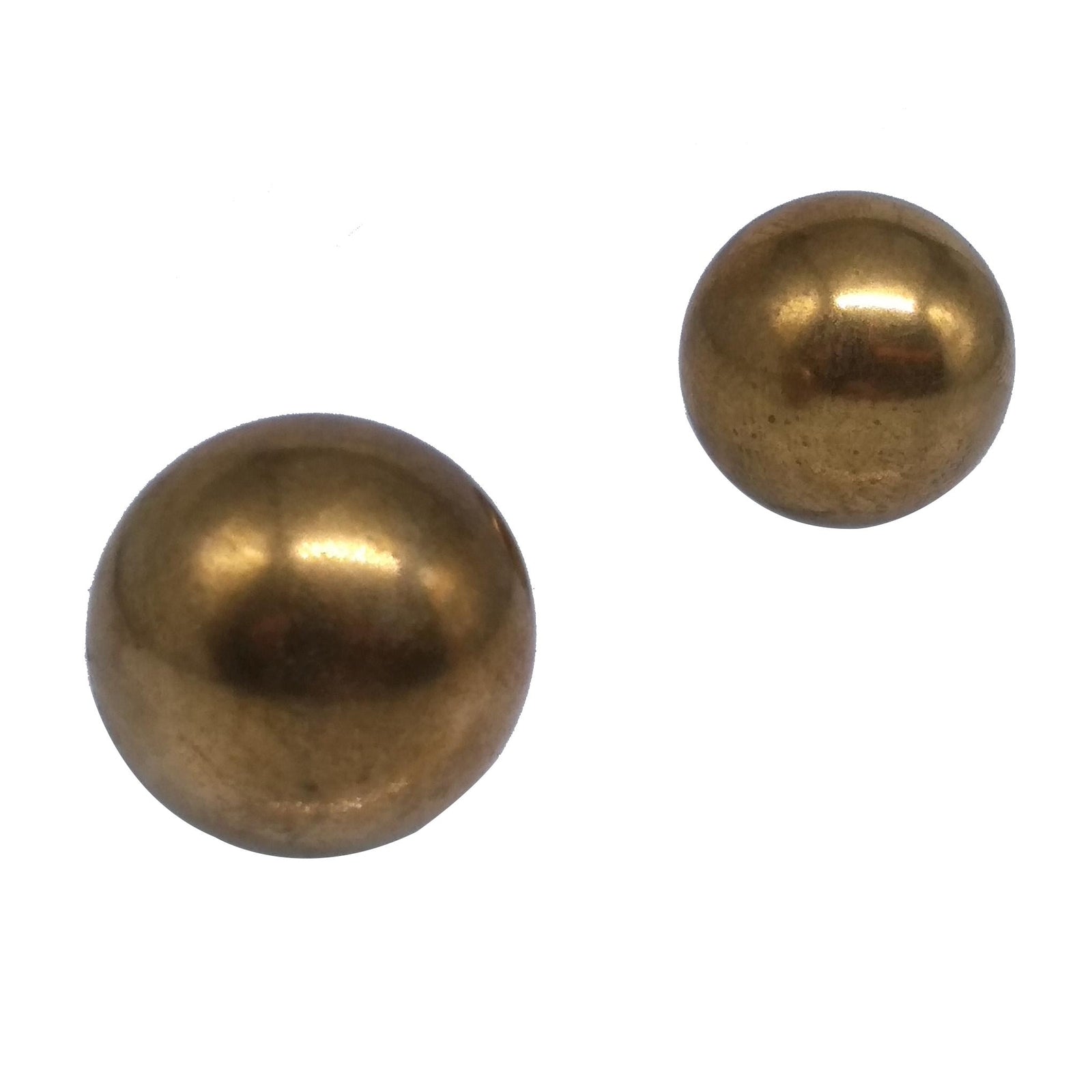 US Stock Pack of 2 Balls 1" 25.4mm Solid Brass Bearing Balls