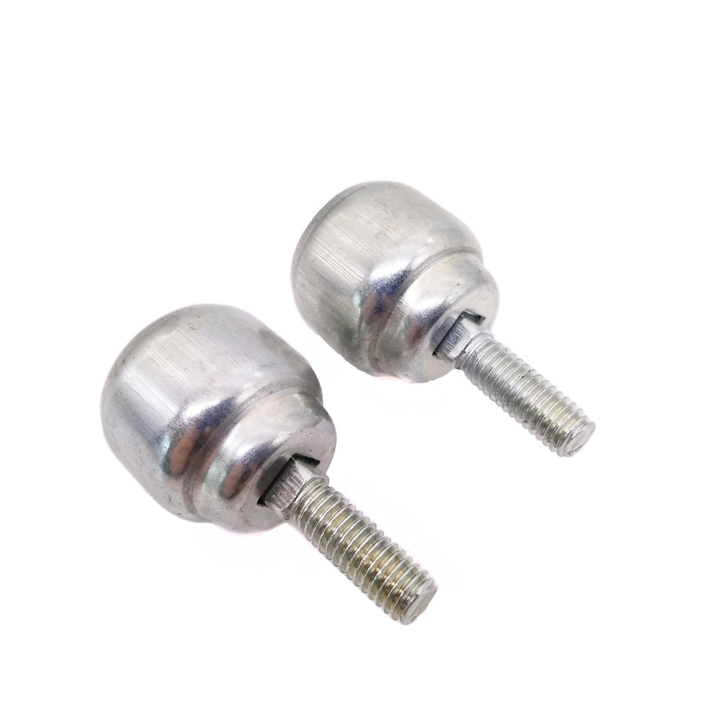 US Stock 2pcs Dia 3/4'' Metal Ball Stud Transfer Bearing Unit Conveyor Roller M6