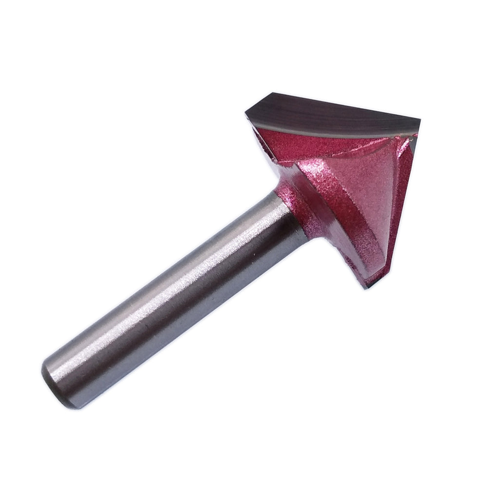 US Stock 3D 90 Degree Router End Mill CNC Engraving V Groove Bit 6x22mm 2V62290