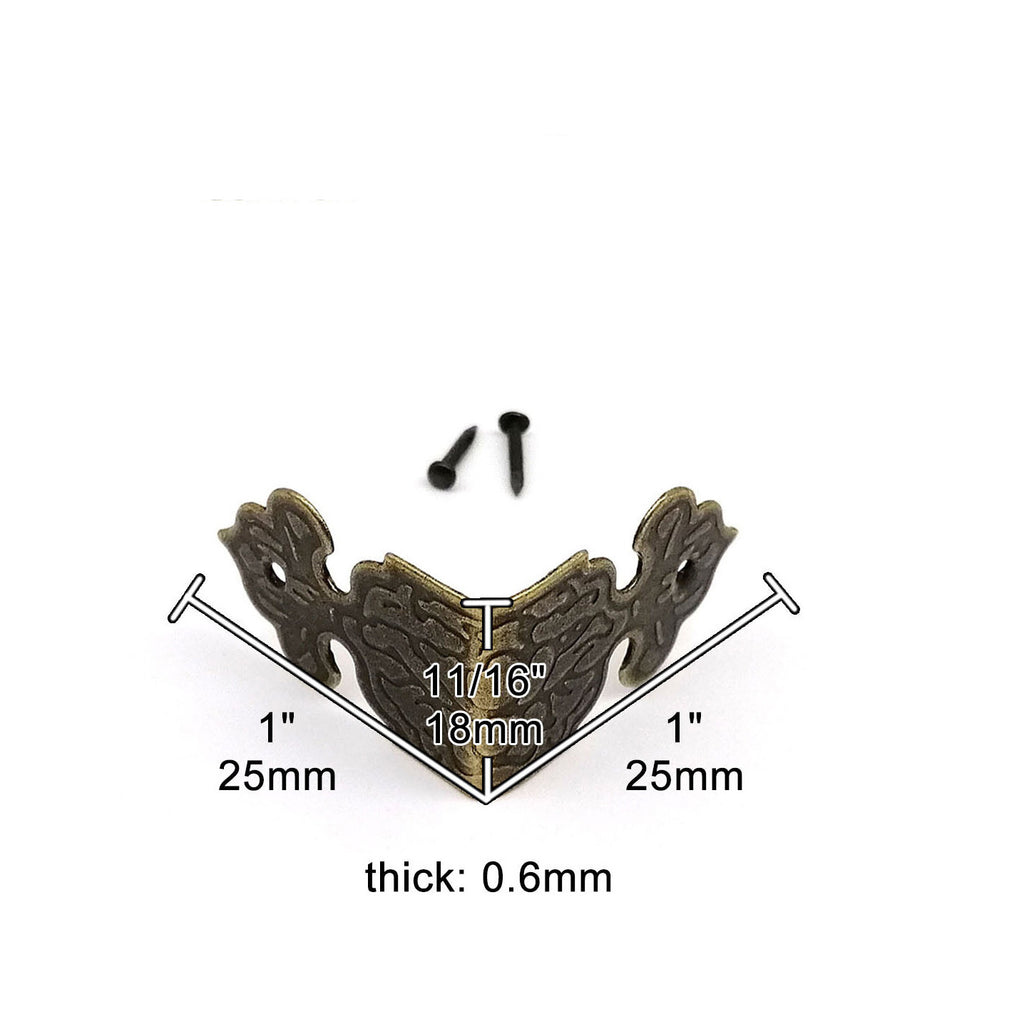 12X Decorative Jewelry Chest Wine Gift Box Wood Table Desk Corner Edge Protector