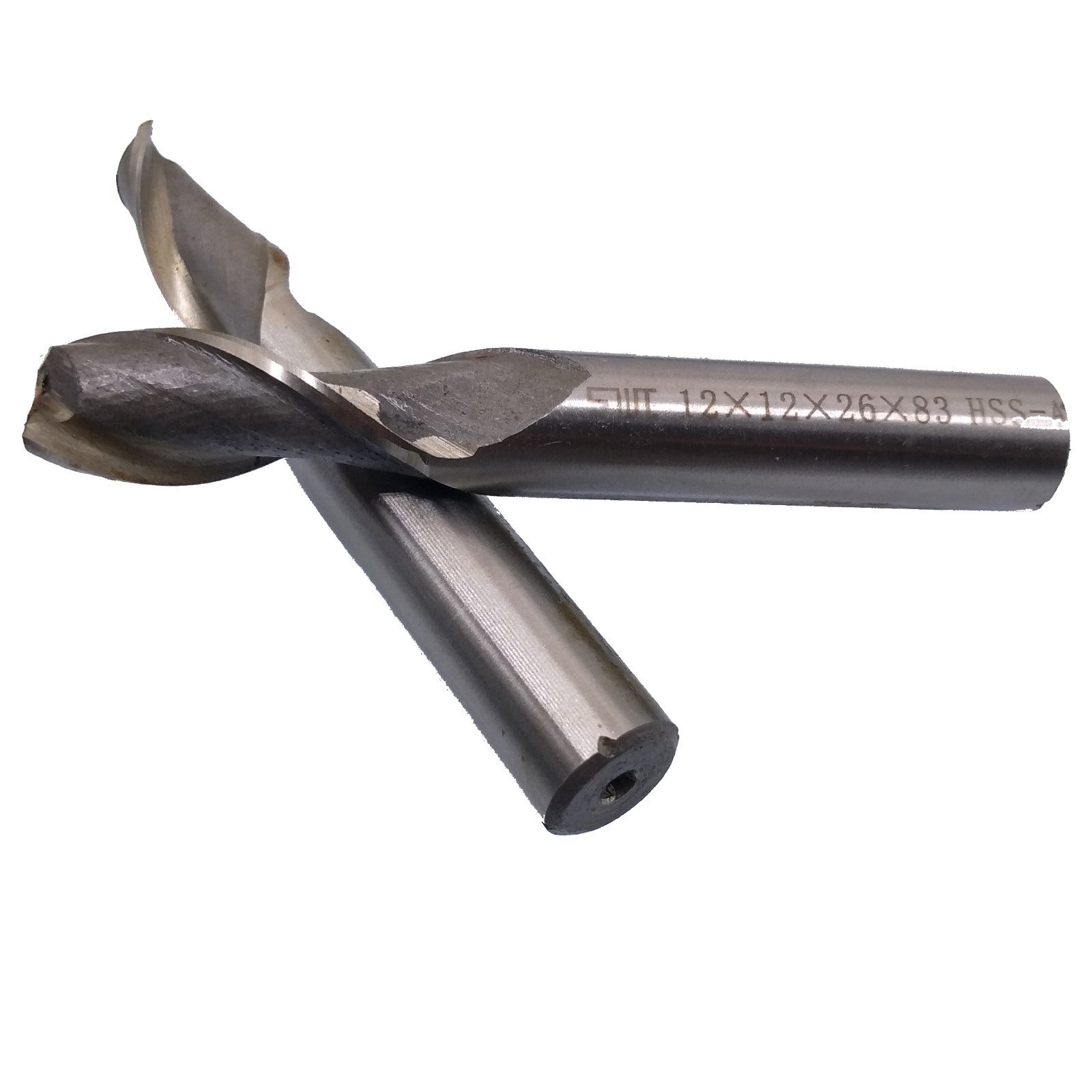US Stock 3pcs 12mm Two 2 Flute HSS & Aluminium End Mill Cutter CNC Bit
