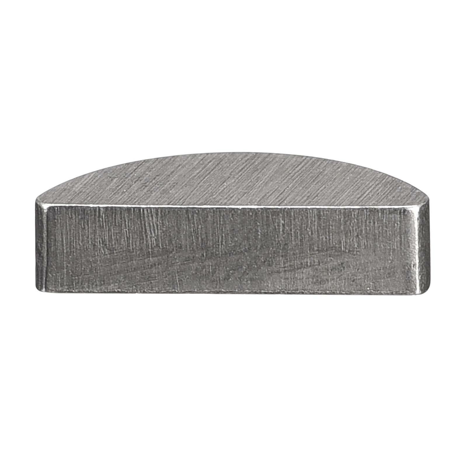 10pcs Woodruff Keys 45# Steel 13mm Length x 5mm Width x 3mm Thickness