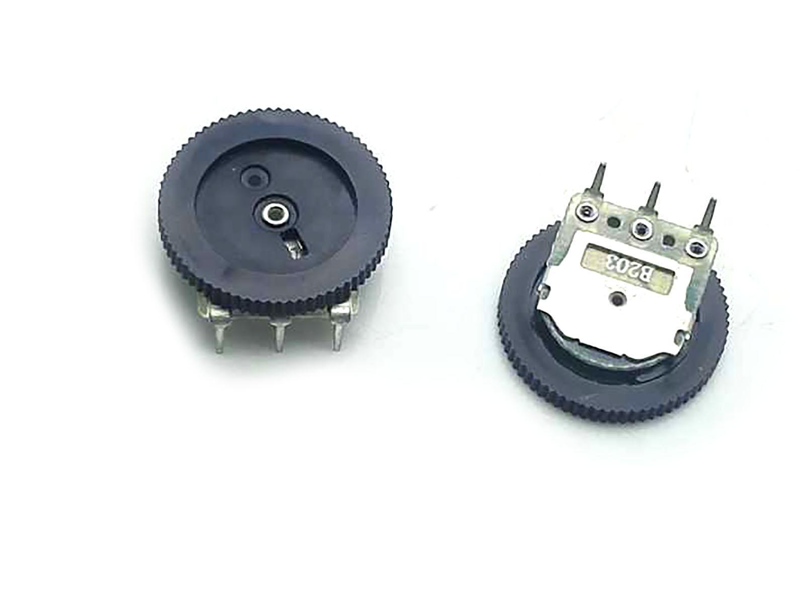US Stock 10 B503 16x2mm 50K Single Dial Taper Volume Wheel Duplex Potentiometer