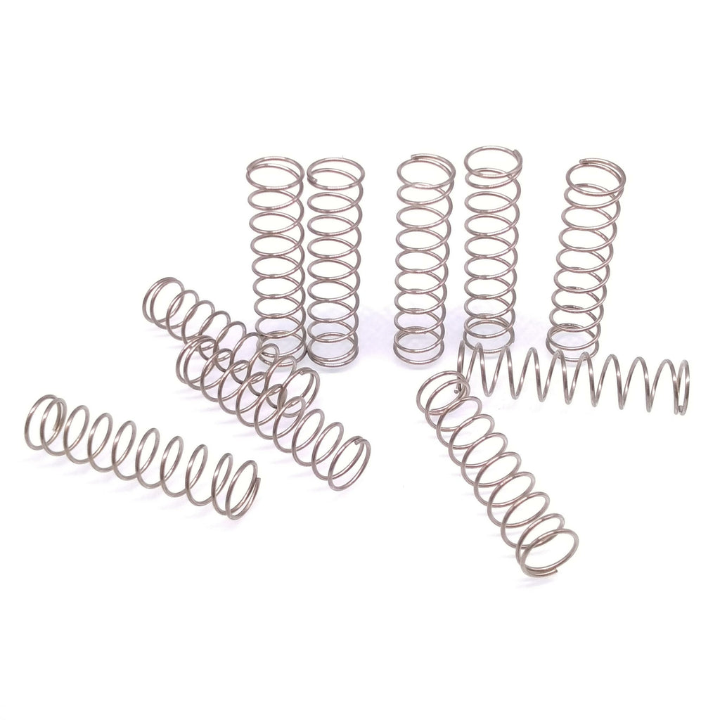 10pcs 0.8mm x 9mm x 35mm Stainless Steel Compression Spring Pressure Spring