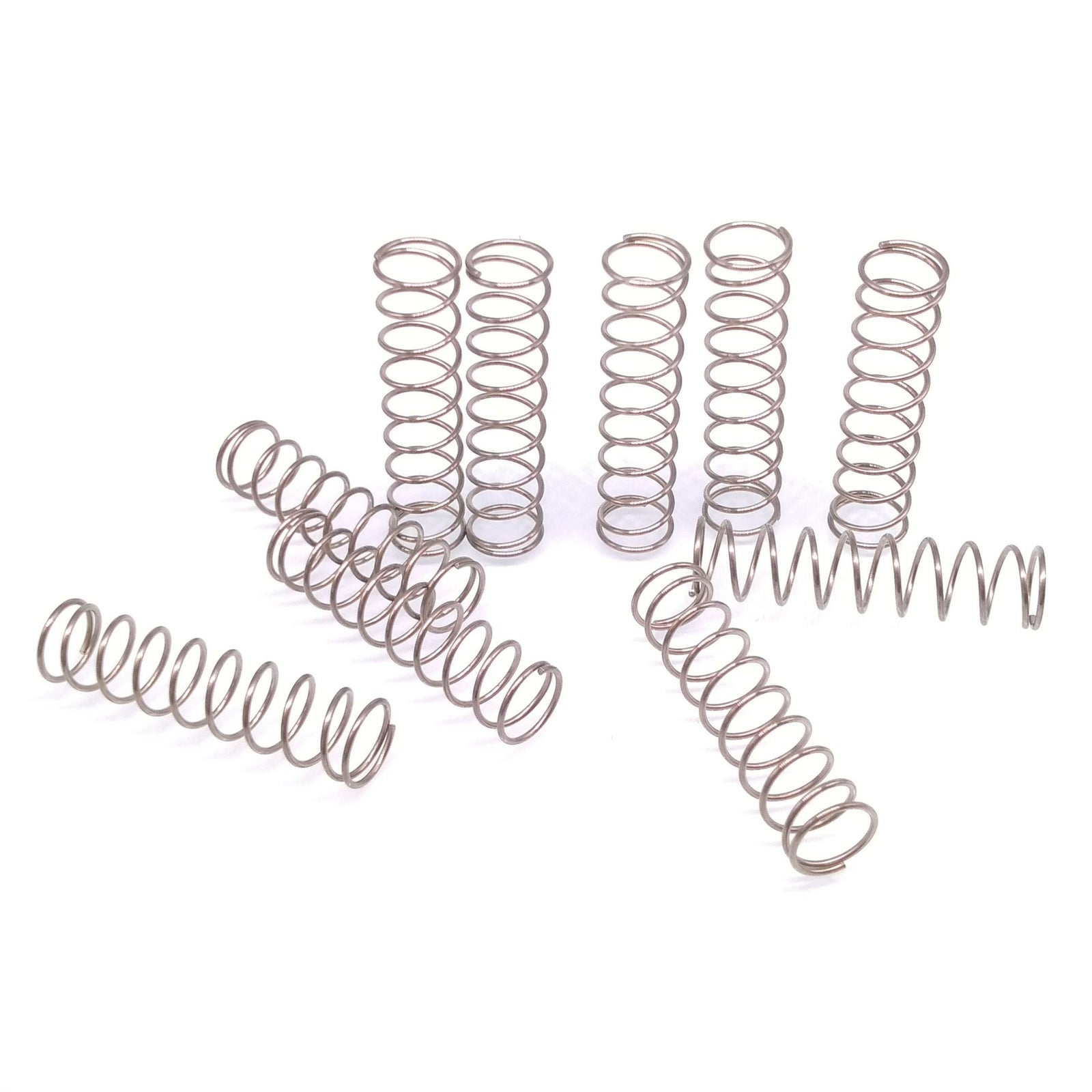 10pcs 0.8mm x 9mm x 35mm Stainless Steel Compression Spring Pressure Spring