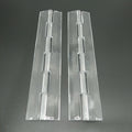 US Stock 2pcs Clear PMMA Acrylic Plastic Folding PMMA Hinge 200 x 42mm