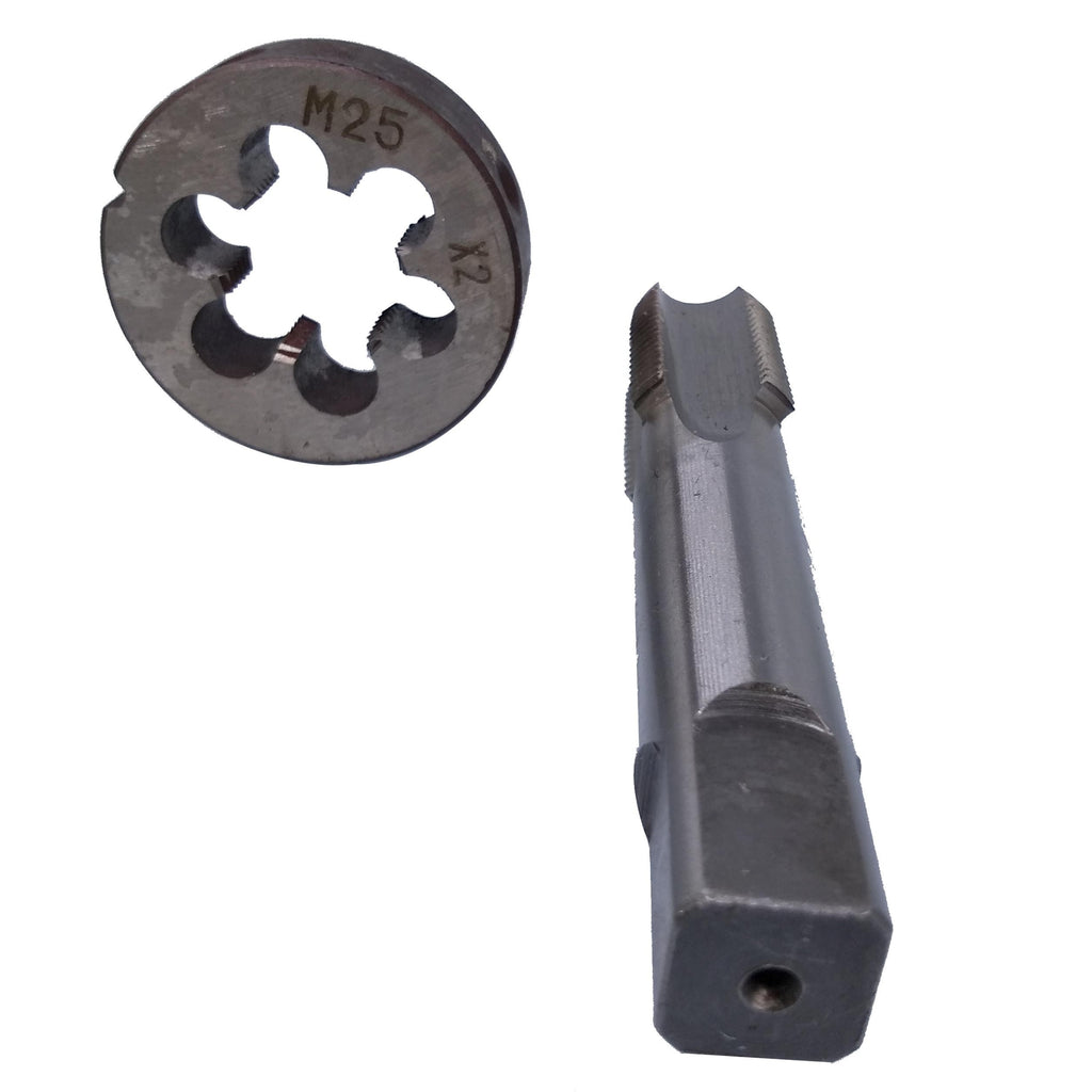 US Stock HSS M25 x 2mm Tap & M 25 x 2.0mm Die Metric Thread R ight Hand