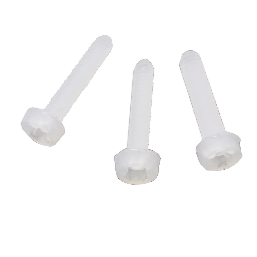 US Stock 50pcs M2 x 10mm Plastic Nylon Phillips Cross Recessed Pan Head Screws
