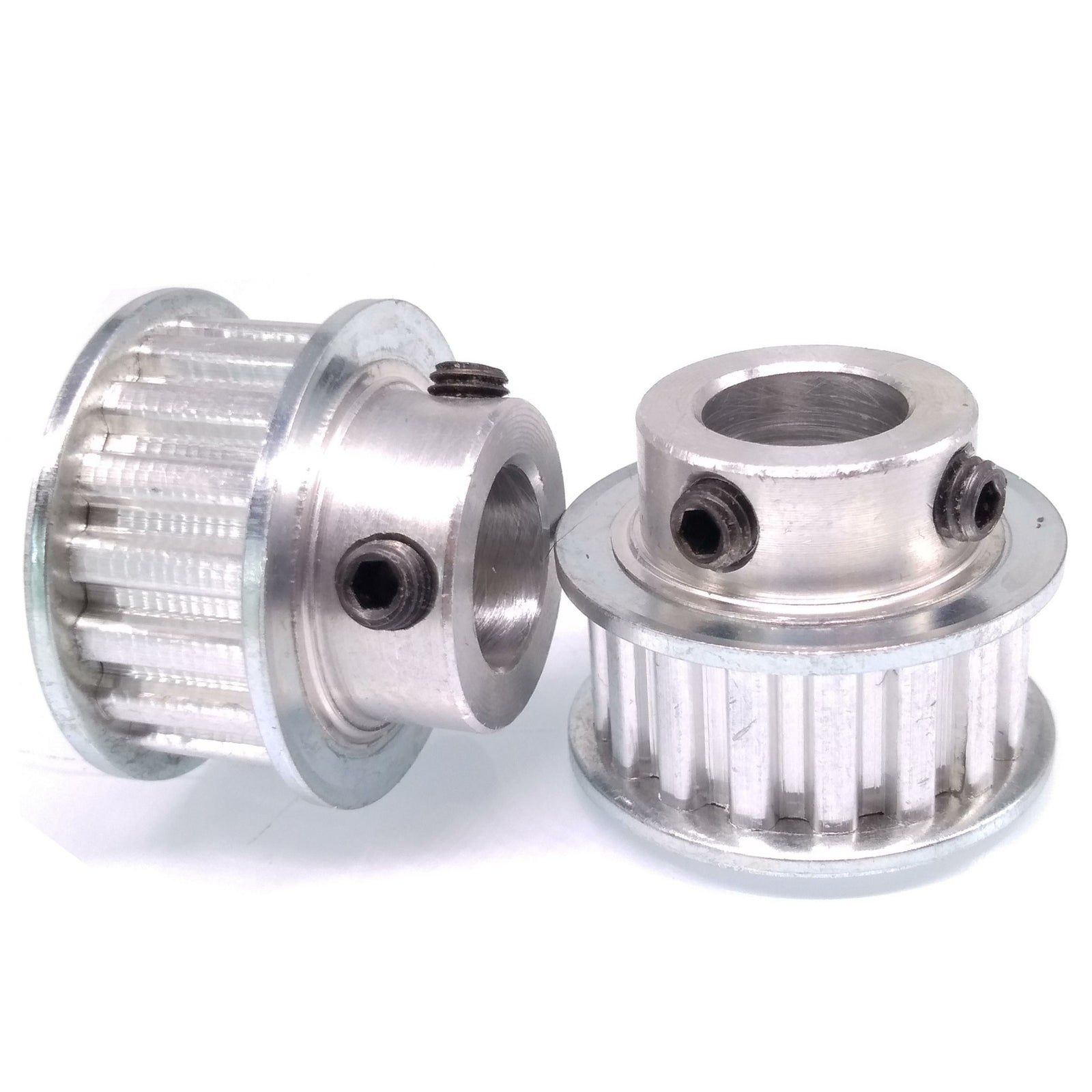 2x XL 17T Timing Belt Pulley Synchronous Wheel 12mm Bore For 10mm Width Belt