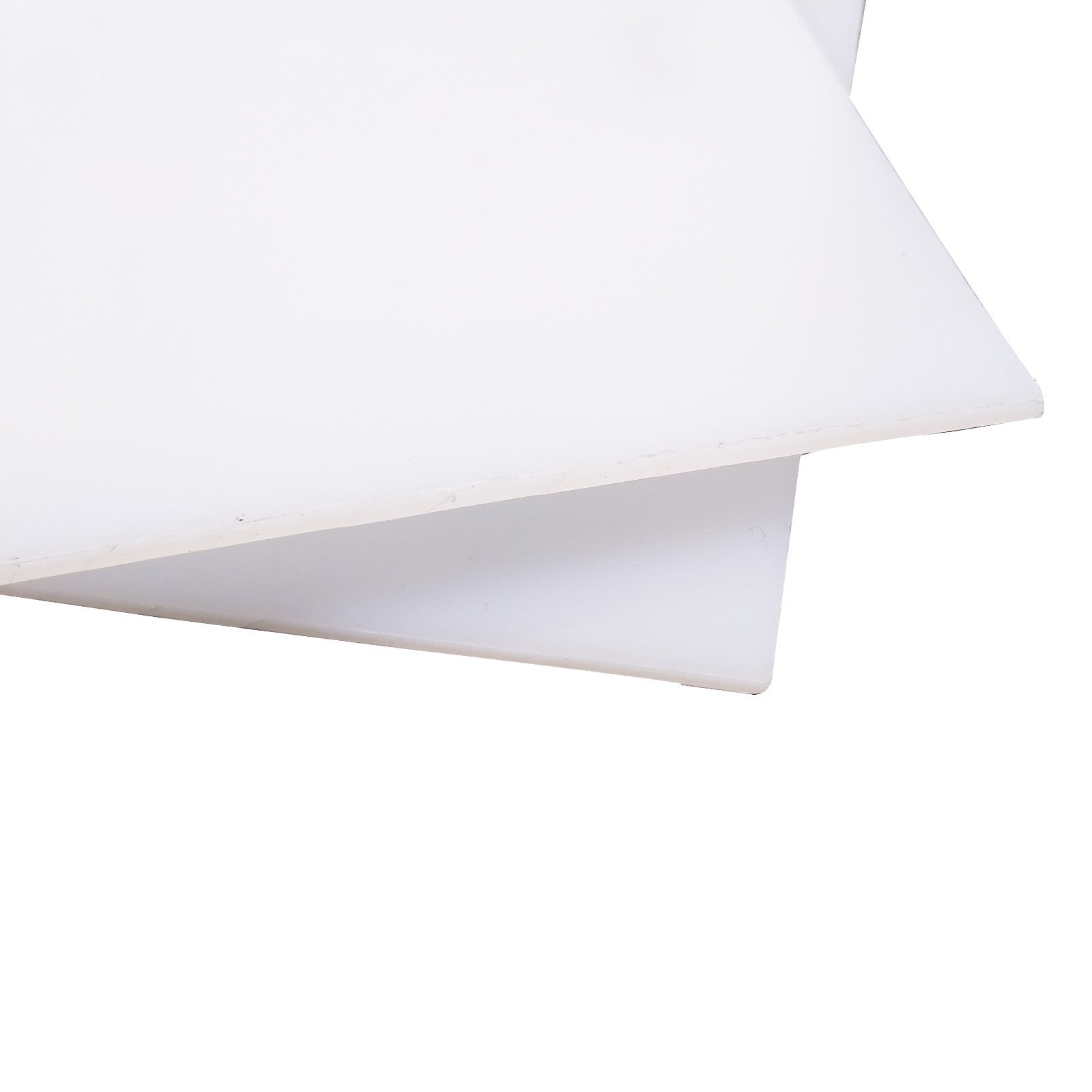 US Stock 2pcs 2mm ±10% x 200mm x 200mm White UHMW Plastic Sheet Plate
