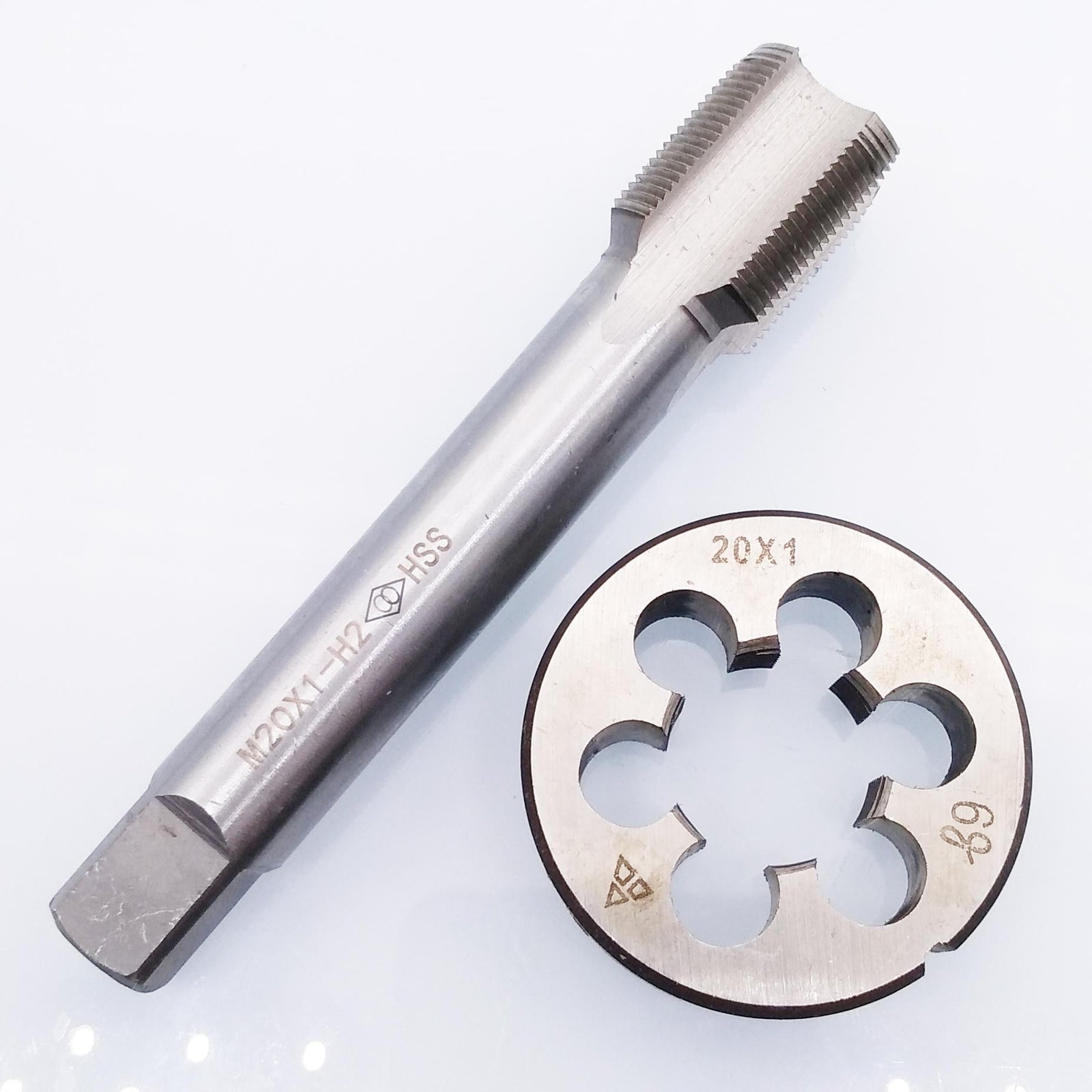 US Stock HSS M20 x 1mm Tap & M20 x 1.0mm Die Metric Thread Right Hand