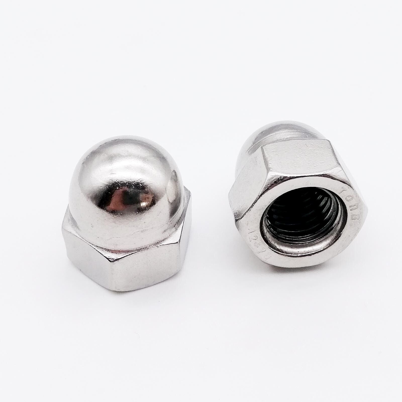 20pcs M8 304 A2 Stainless Steel Hex Cap Dome Acorn Nut