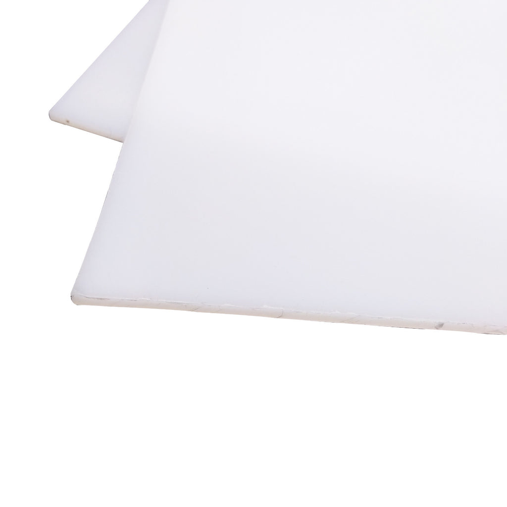 US Stock 2pcs 2mm ±10% x 200mm x 200mm White UHMW Plastic Sheet Plate