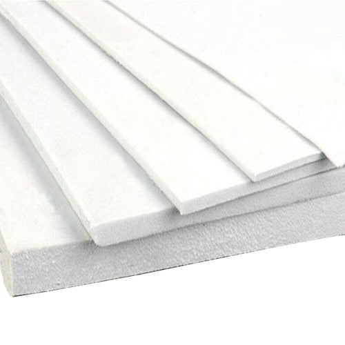 2pc EVA Foam Sheets 5 ±10%x350x500mm Kids Handmade DIY Craft Cosplay Model White