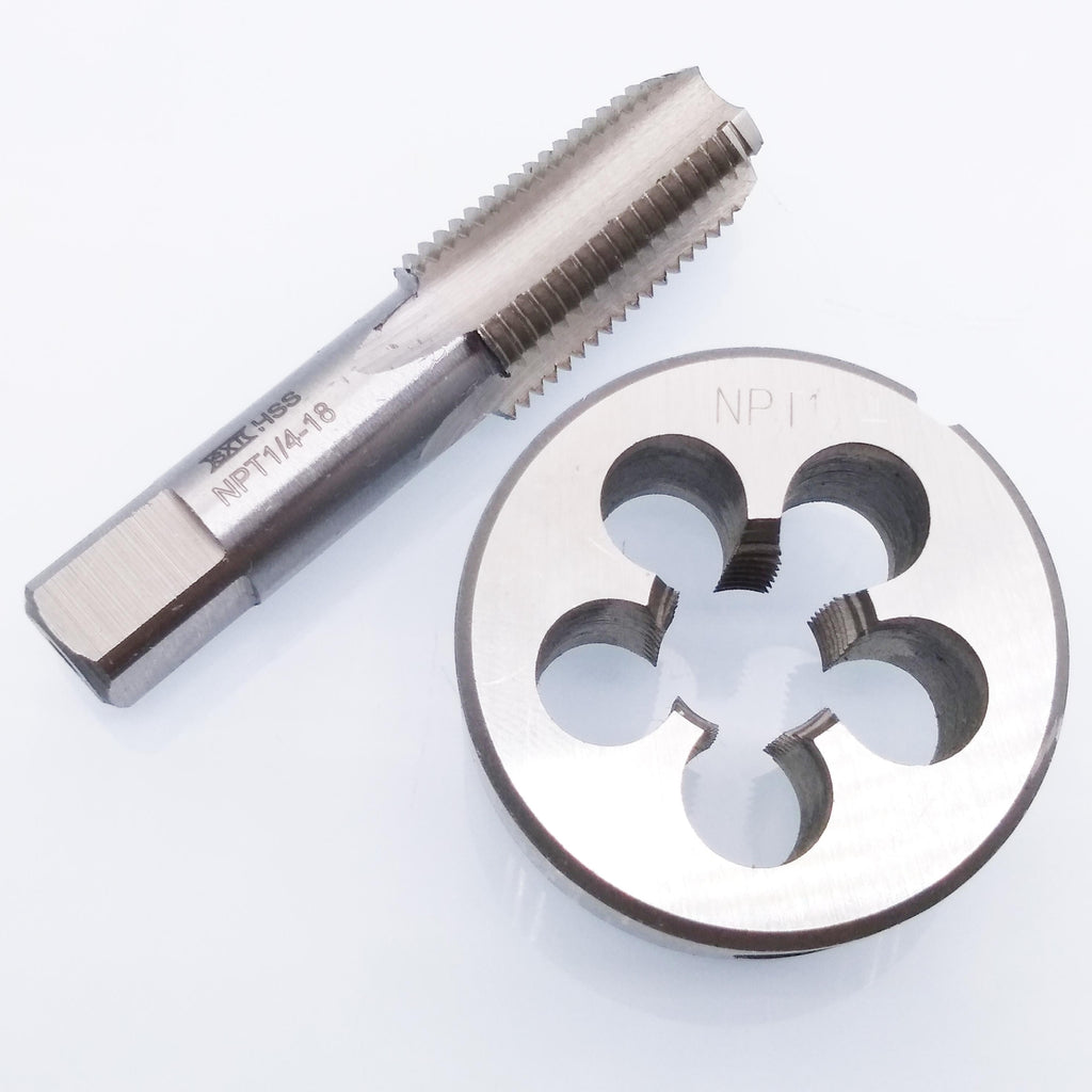 US Stock HSS 1/4-18 NPT Tap & 1/4-18 NPT Die Right Hand