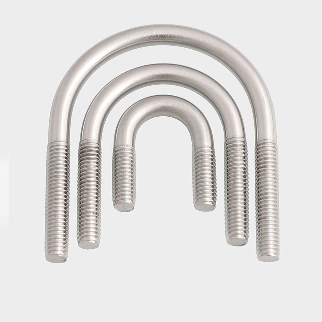 1pc U-bolts Stainless Steel A2 Screws Support Pipe Tube Conduit M6 x 76mm Metric