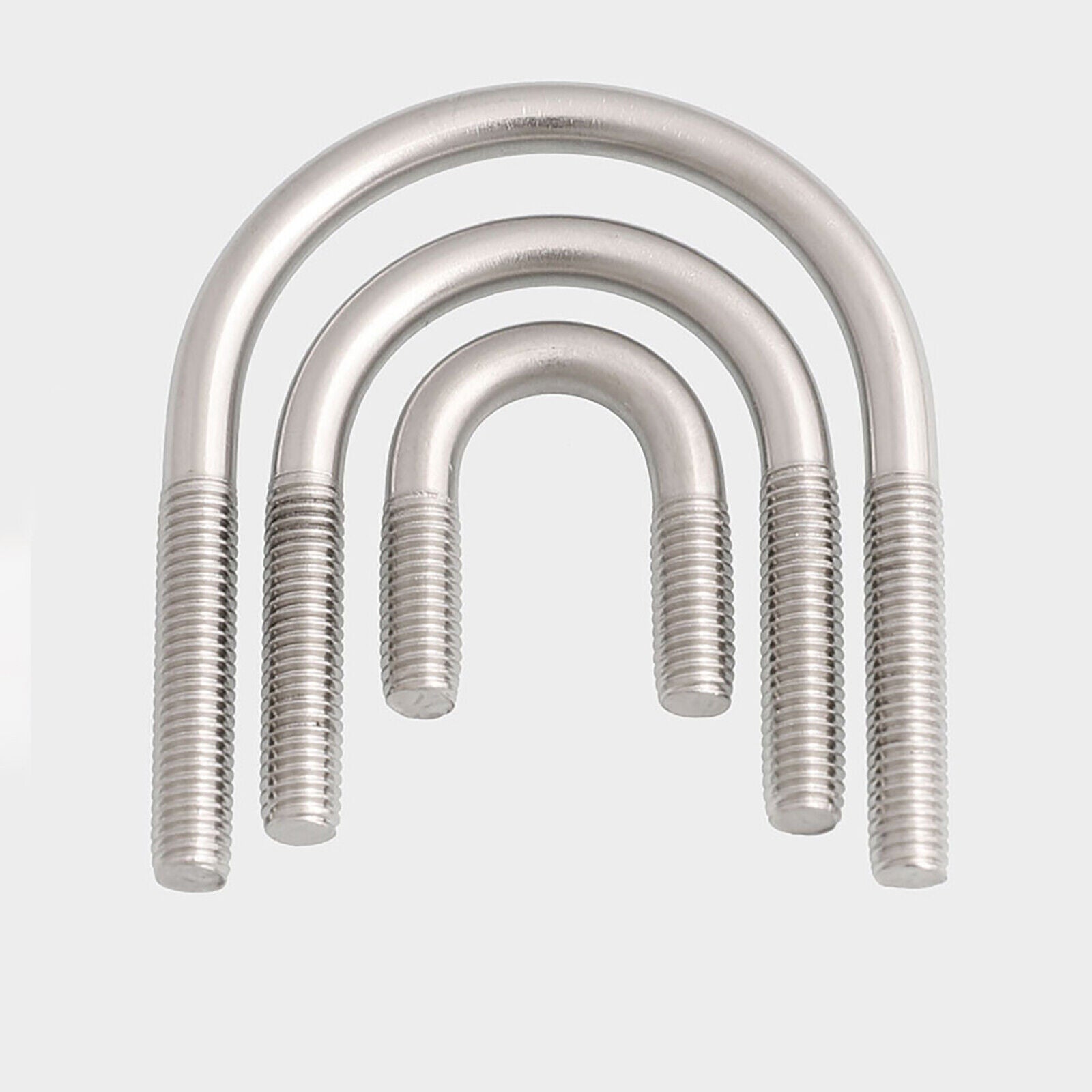 1pc U-bolts Stainless Steel A2 Screws Support Pipe Tube Conduit M6 x 76mm Metric