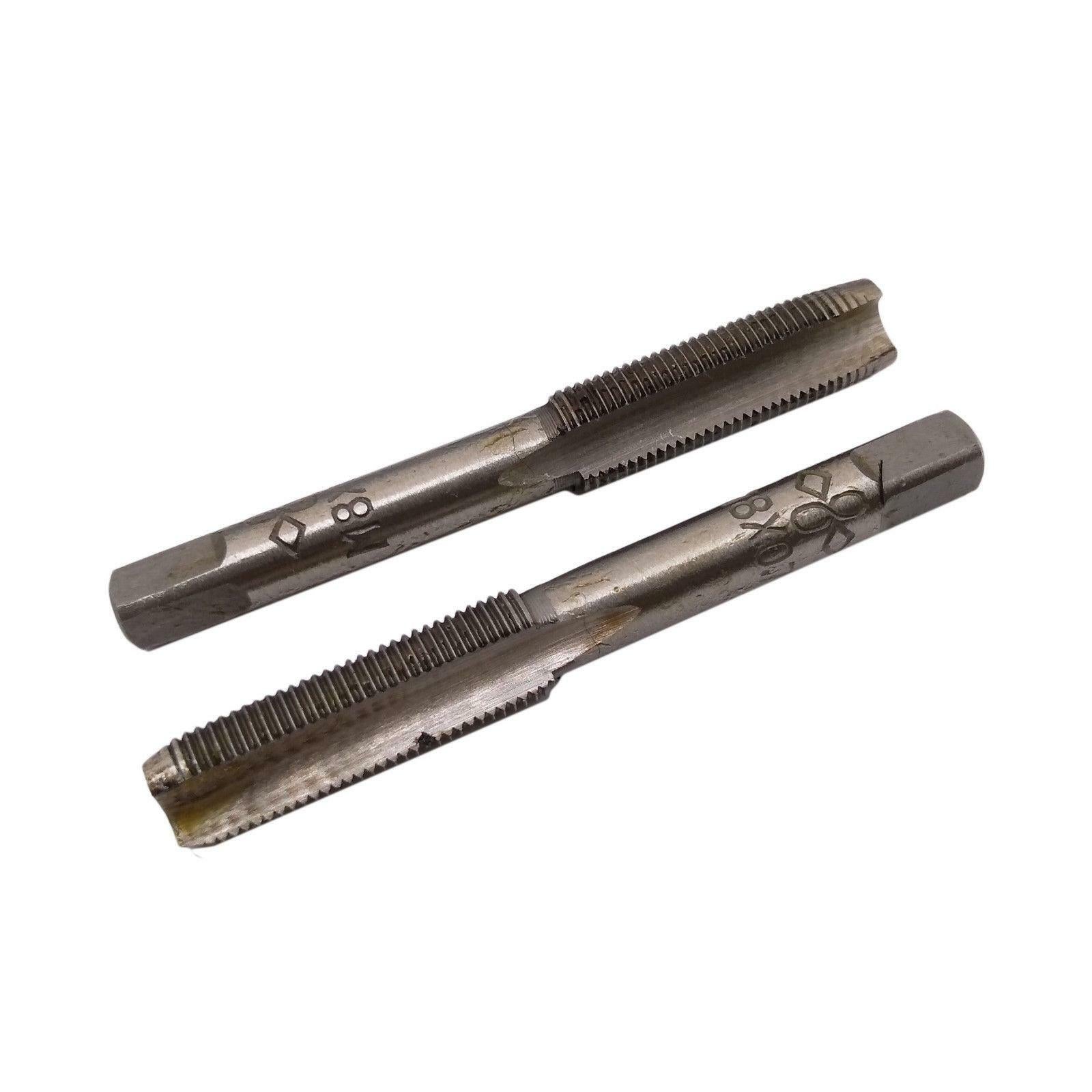 HSS M8 x 0.75mm Taper & Plug Tap & M8 x 0.75mm Die Metric Thread Right Hand