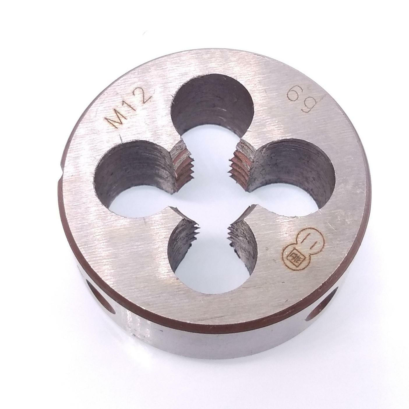 AU Stock HSS M12x1.75 Taper Plug Tap & M12 x 1.75mm Die Metric Thread Right Hand