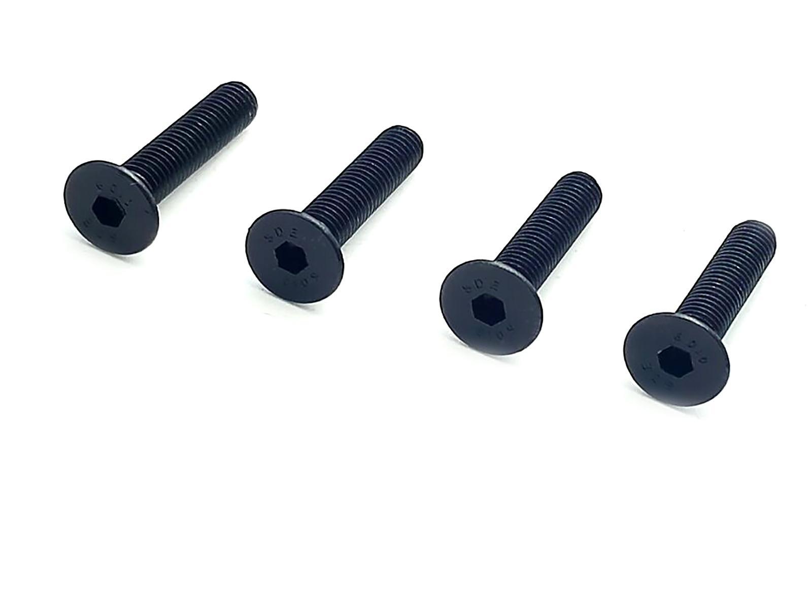 US Stock 50x M5 x 25mm Grade 10.9 Flat Countersunk Hex Socket Bolts Screws Black