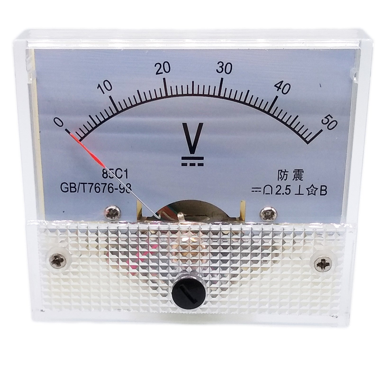 US Stock Analog Panel Volt Voltage Meter Voltmeter Gauge 85C1 0-50V DC