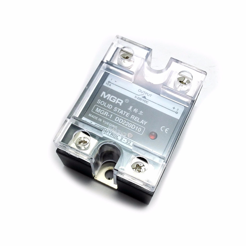 AU Stock 10A Solid State Relay SSR DC-DC Input 3-32V DC Load 5-220V DC DD220D10