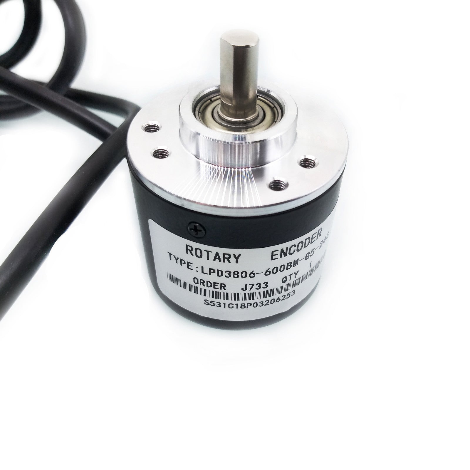 US Stock Encoder 600 P / R 5V-24V Incremental Rotary AB 2 Phase 6mm Shaft