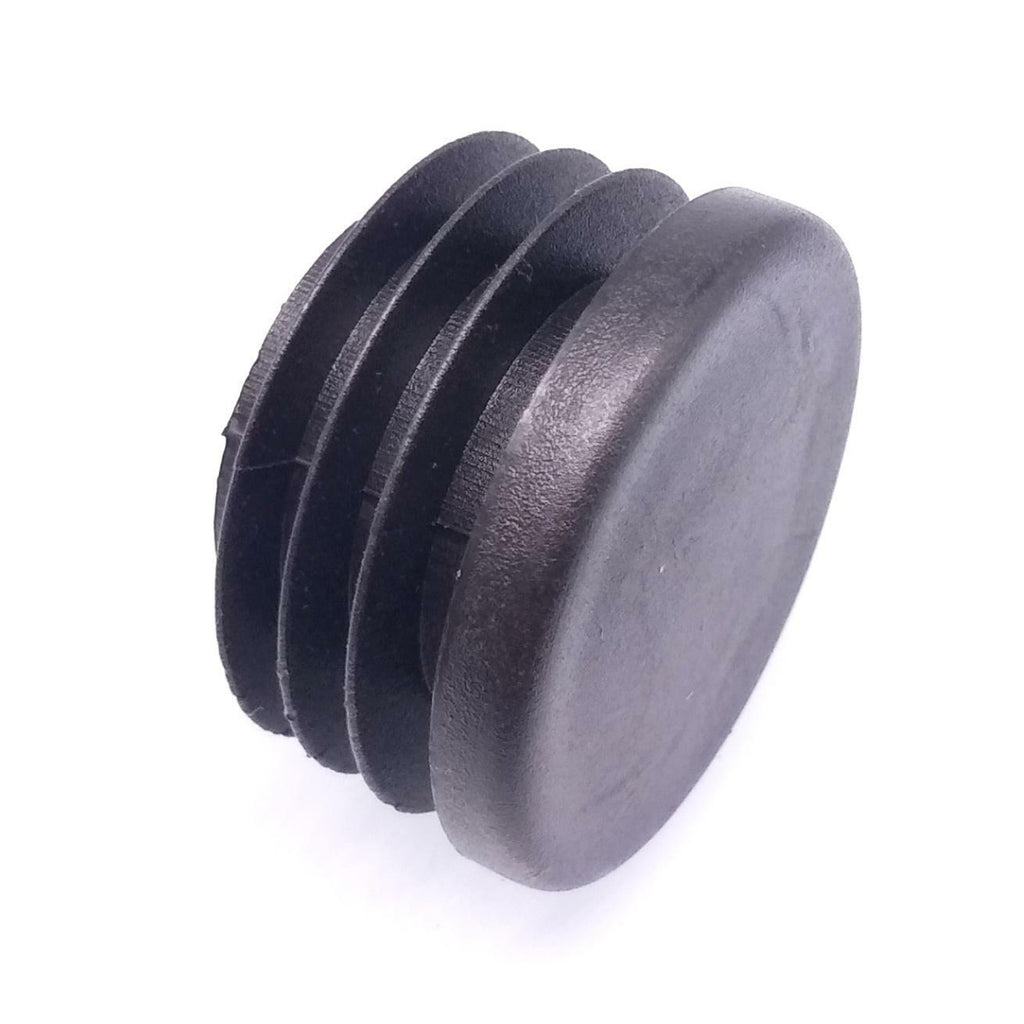 50pcs Round Plastic Black Blanking End Cap Caps Tube Pipe Inserts Plug Bung 30mm