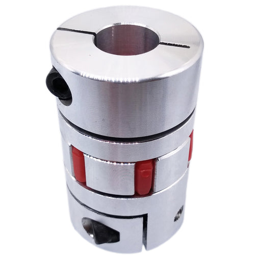 16mm x 17mm CNC Flexible Plum Coupling Shaft Coupler Connect D40 L65