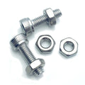 US Stock 50x M3 x 12mm Hex Socket Screw Bolt Knurling DIN912 Stainless Steel Nut
