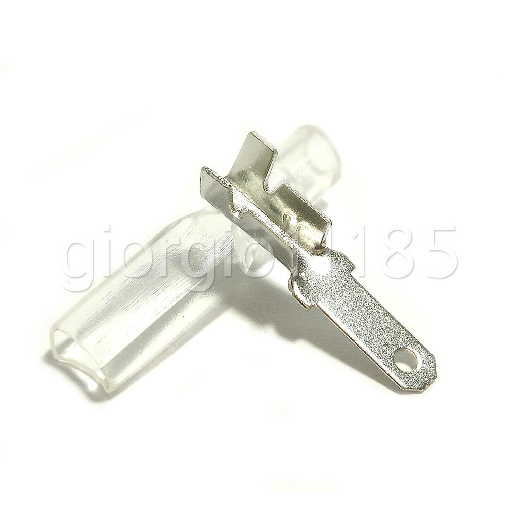 US Stock 100 sets 2.8mm Crimp Terminal Male Spade Connector + Case Total