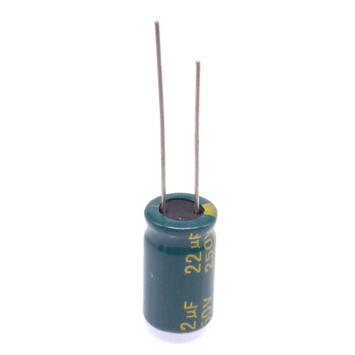 10pcs Electrolytic Capacitors 22uF 22mfd 250V +105℃ Radial 10 x 17mm