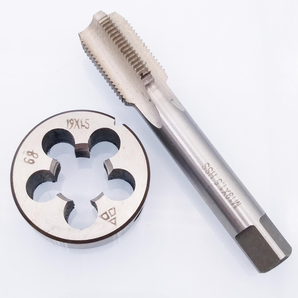 AU Stock HSS M19 x 1.5mm Tap & M19 x 1.5mm Die Metric Thread Right Hand