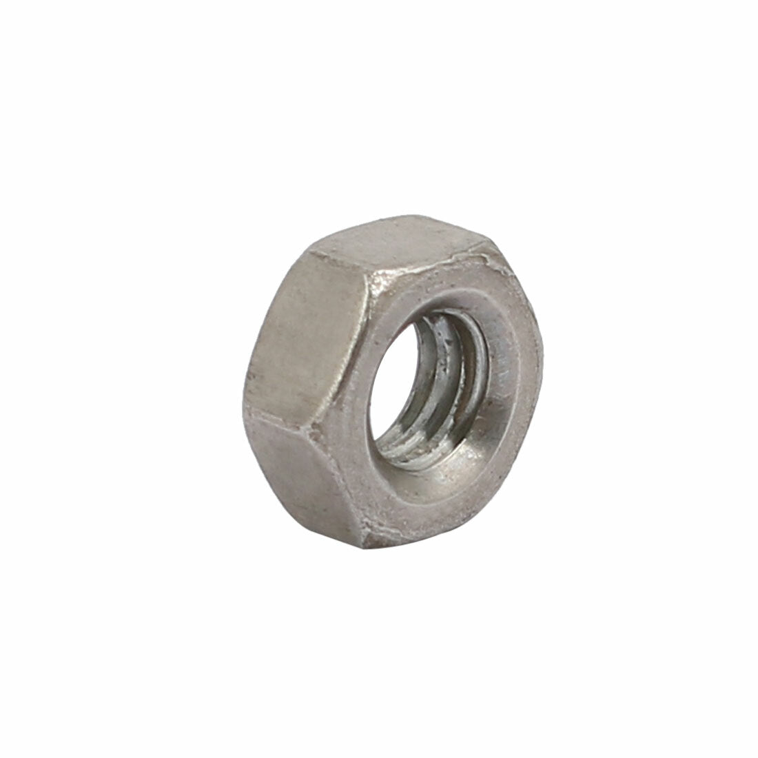 10pcs 5/32"-32 BSW Thread 304 Stainless Steel Hex Nut Fastener Silver Tone