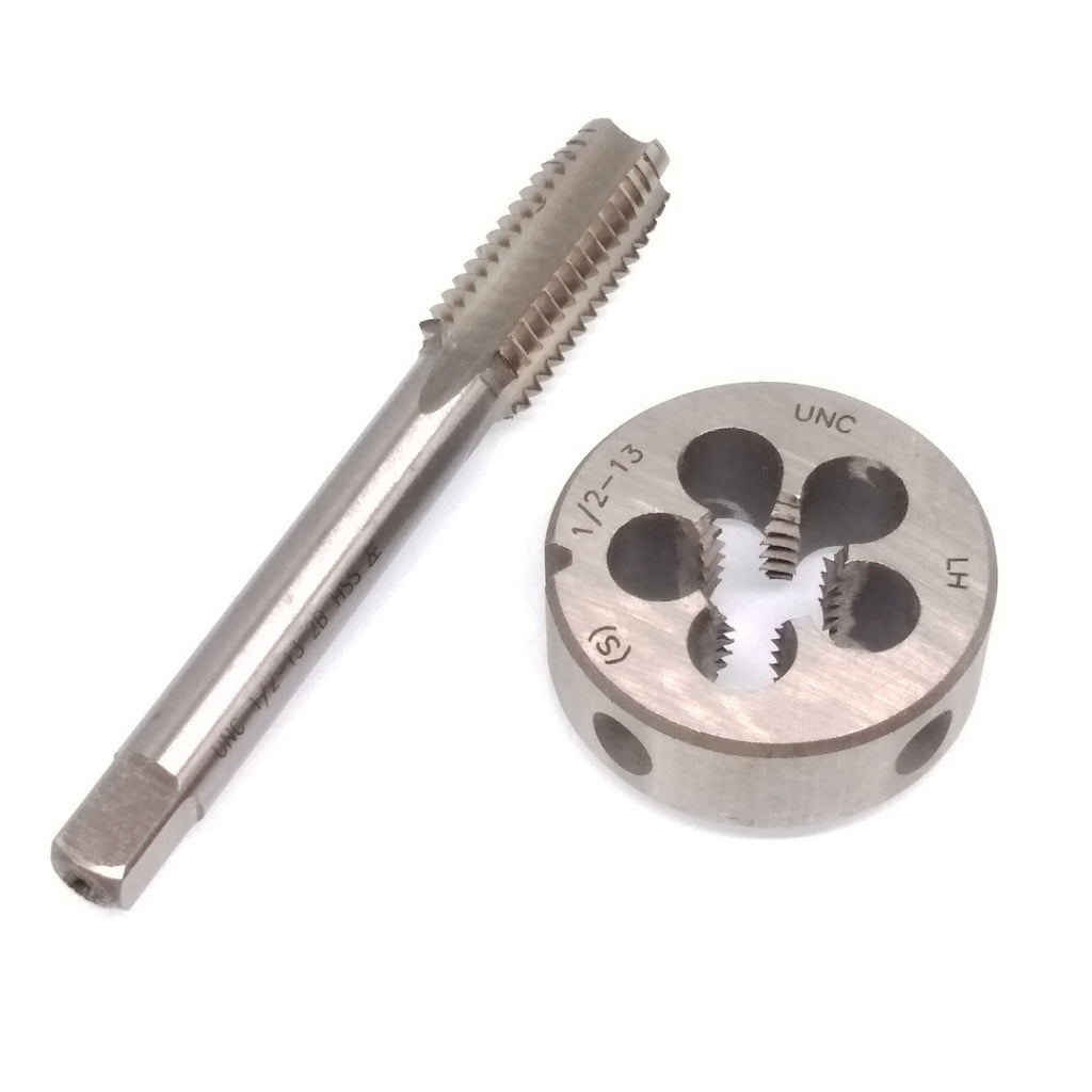 HSS 1/2-13 UNC Tap & 1/2-13 UNC Die Left Hand