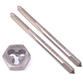 HSS M4 x 0.5mm Taper & Plug Tap & 4 x 0.5mm Hexagon Die Metric Thread Right Hand