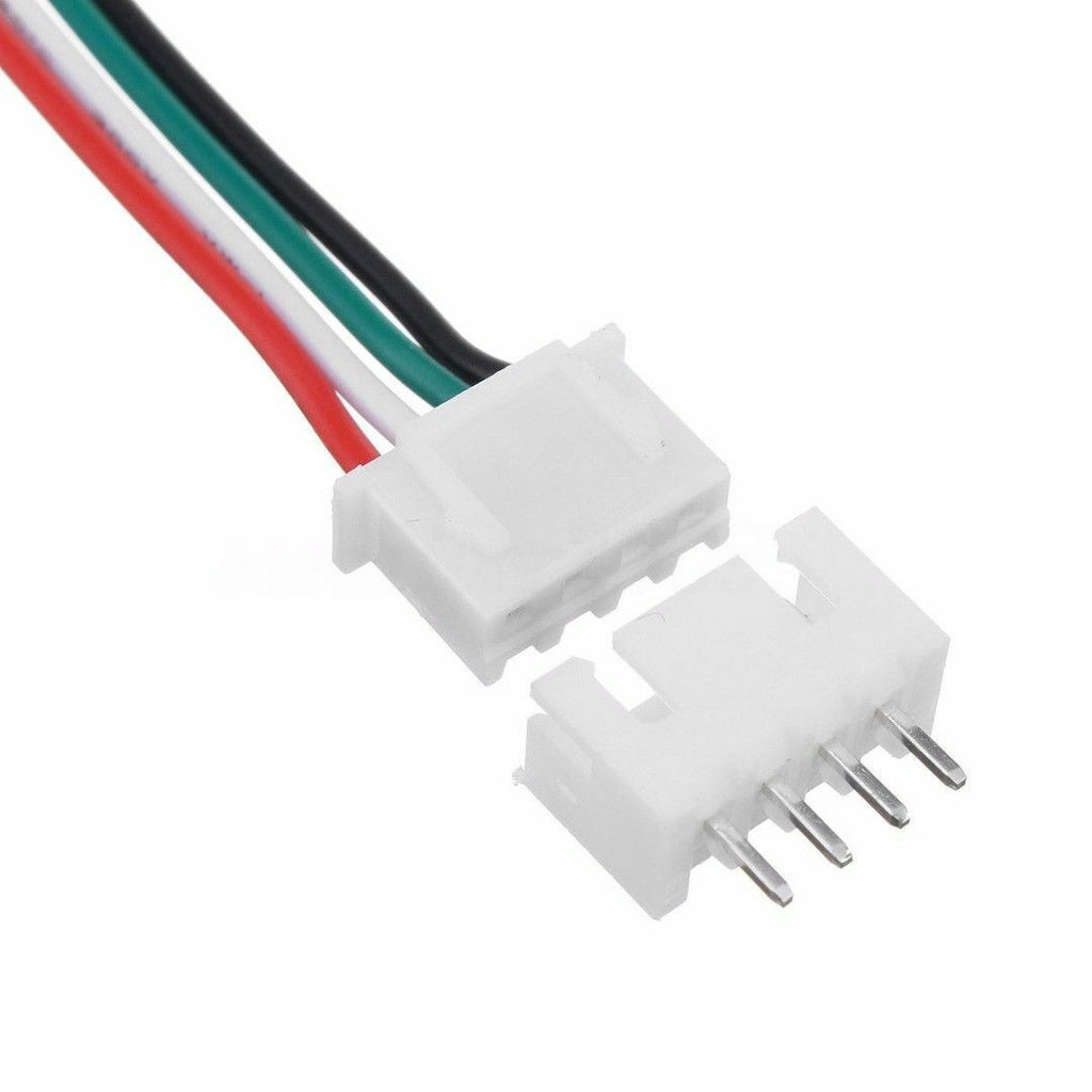 10 Set Mini Micro XH 2.54mm 4 Pin Connector Plug With 24AWG 1007 Wires 15cm