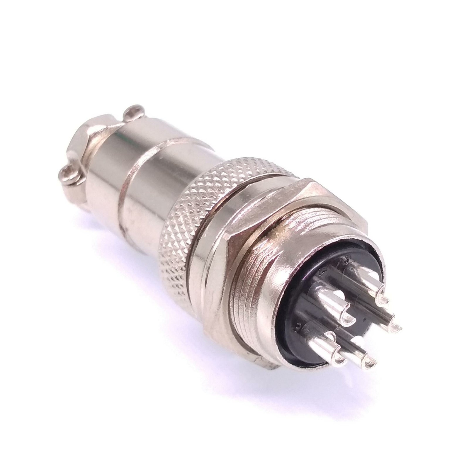 1Set GX20 5Pin 20mm Panel Mounting Metal Aviation Connector Plug + Socket