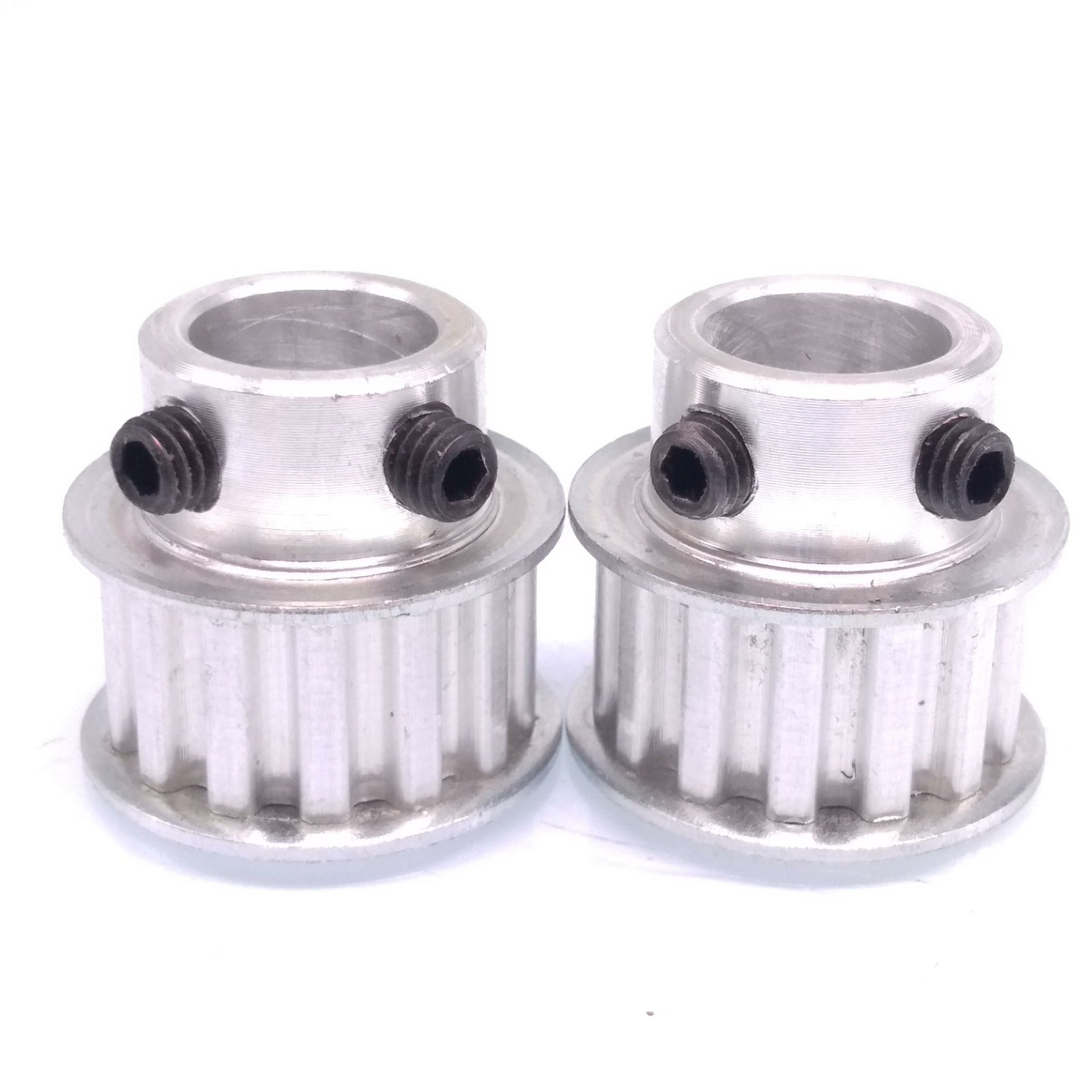 2x XL 14T Timing Belt Pulley Synchronous Wheel 12mm Bore For 10mm Width Belt