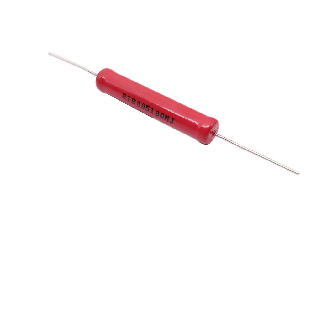 US Stock 2pcs 5W Watts 10KV High Voltage Glass Glaze Resistors 100M ohm