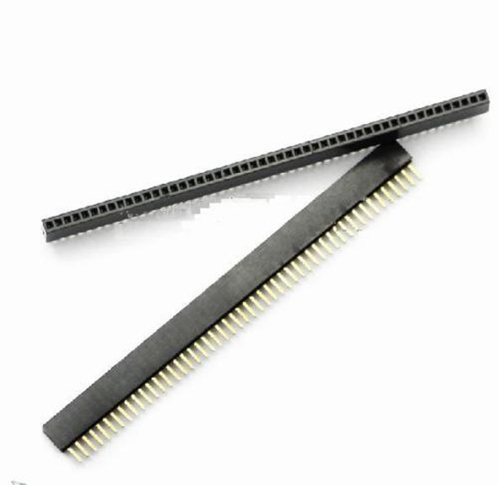 US Stock 10pcs 50-Pin 50P 1.27mm Single Row Straight Female Pin Header Strip