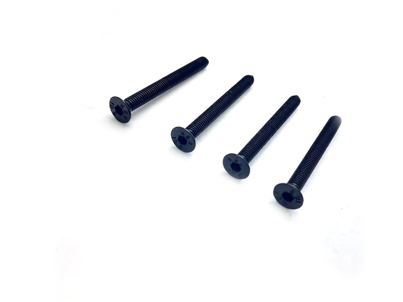 US Stock 50x M3 x 30mm Grade 10.9 Flat Countersunk Hex Socket Bolts Screws Black