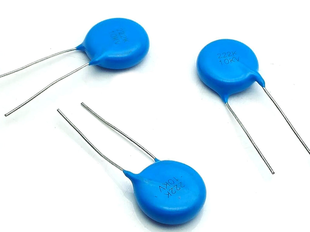 US Stock 10pcs Ceramic Disc Capacitors 2200pf 2.2nf 0.0022uf 222 10000V 10KV